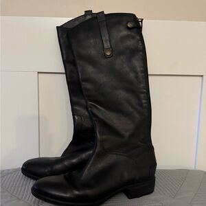 Sam Edelman Black Leather Boots